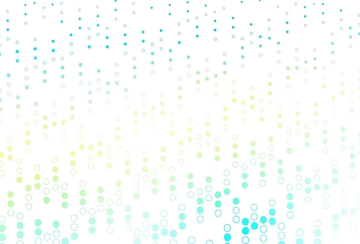 Light Blue, Yellow vector template with circles.