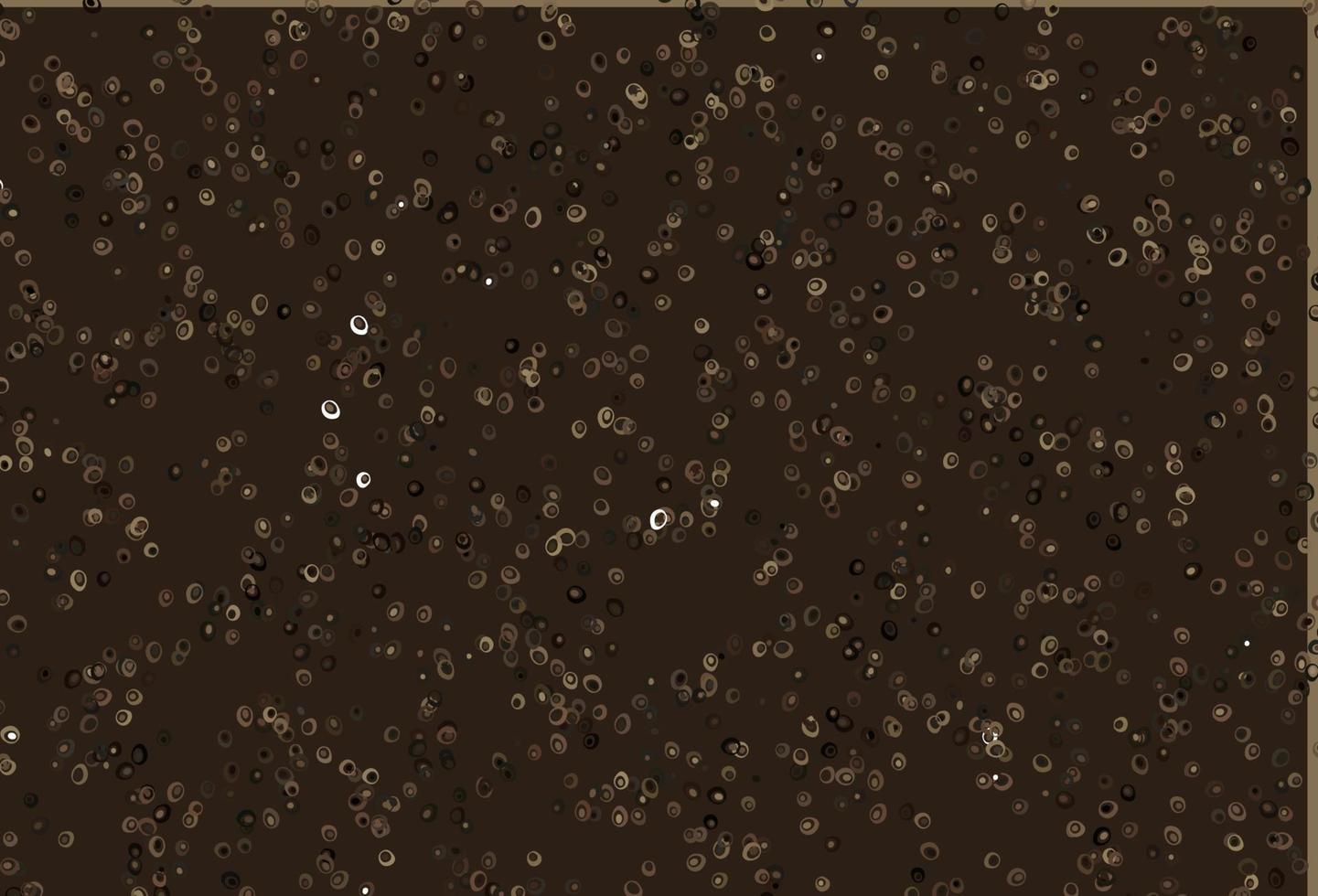 Light Black vector background with bubbles.