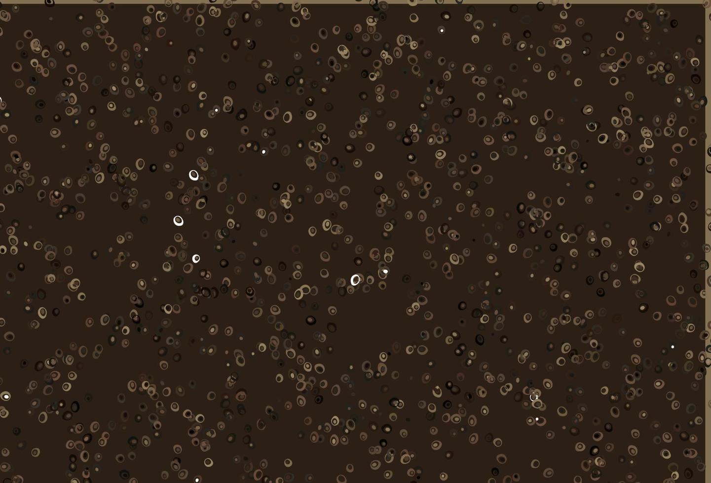 Light Black vector background with bubbles.