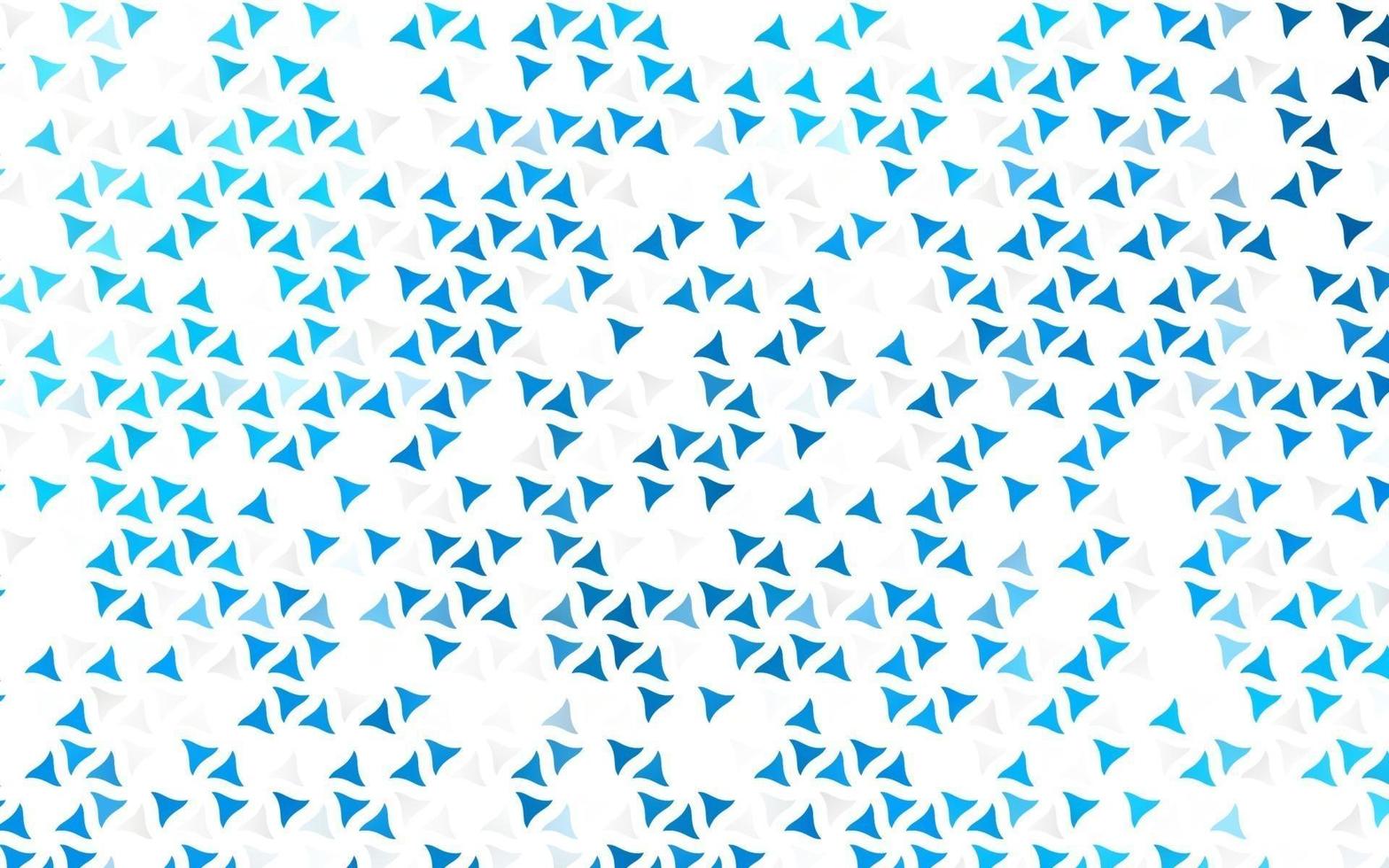 Light BLUE vector seamless backdrop with lines, triangles.