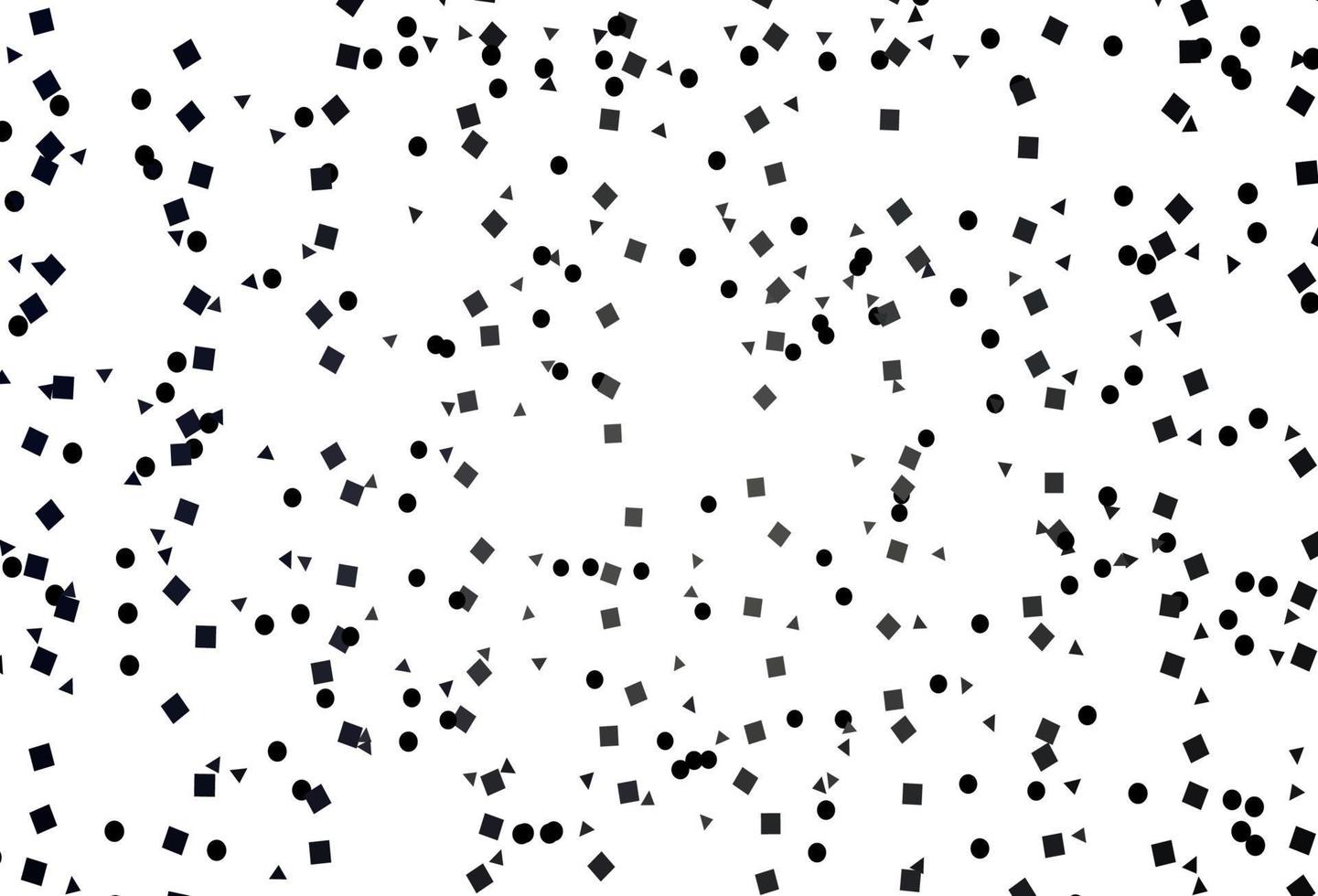 Light Black vector template with crystals, circles, squares.