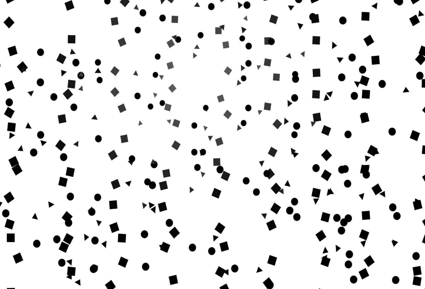 cubierta de vector negro claro en estilo poligonal con círculos.