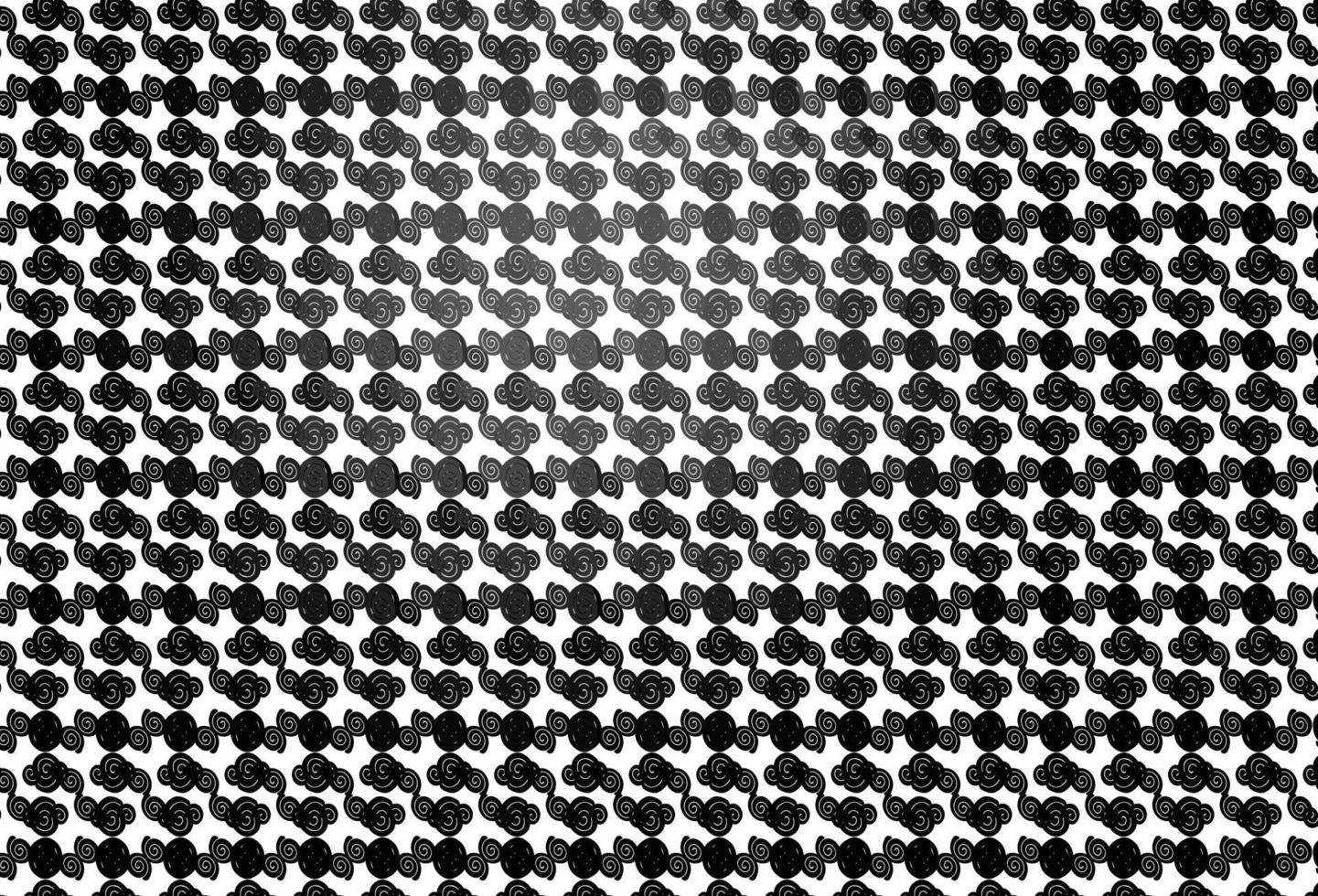 Light Black vector pattern with lines, ovals.