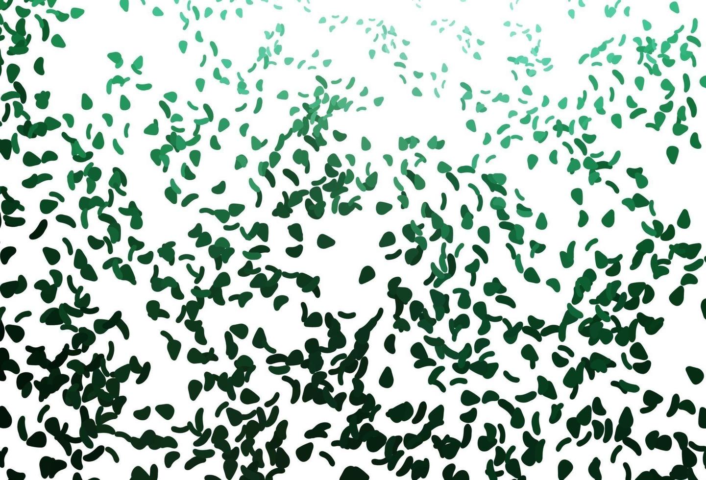 Light Green vector background with abstract forms.