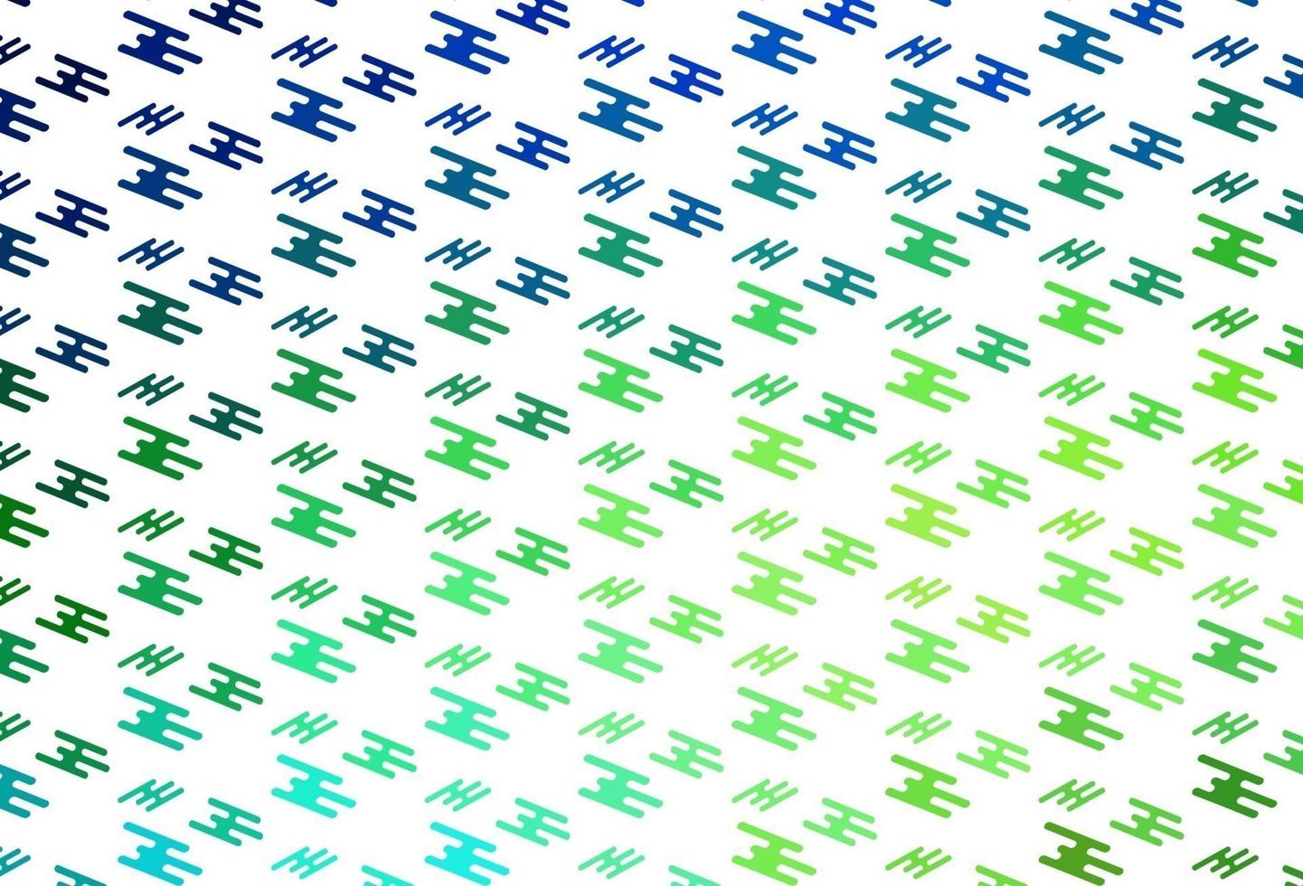 Light Green vector texture with colorful lines.