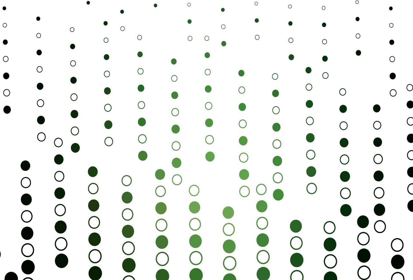 Light Green vector backdrop with dots.