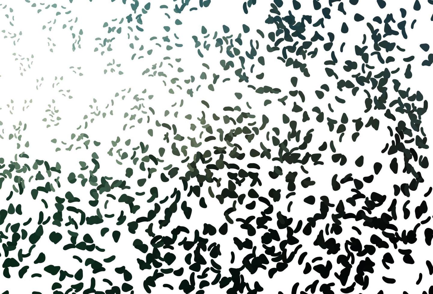 Light Green vector backdrop with abstract shapes.