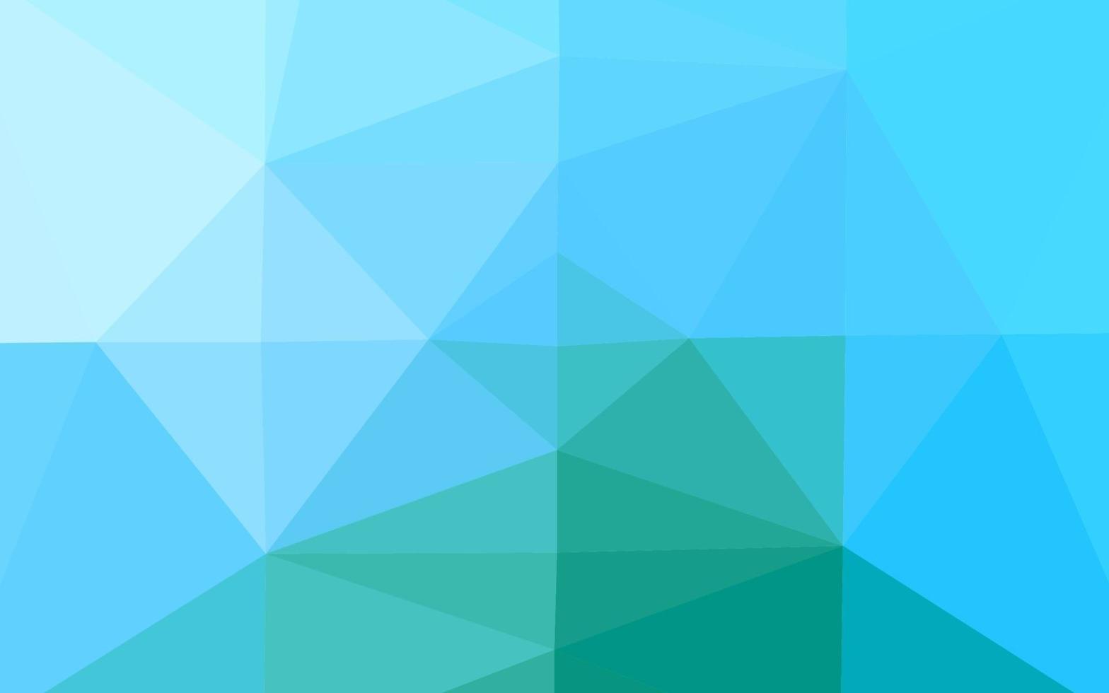 Light Blue, Green vector polygon abstract layout.