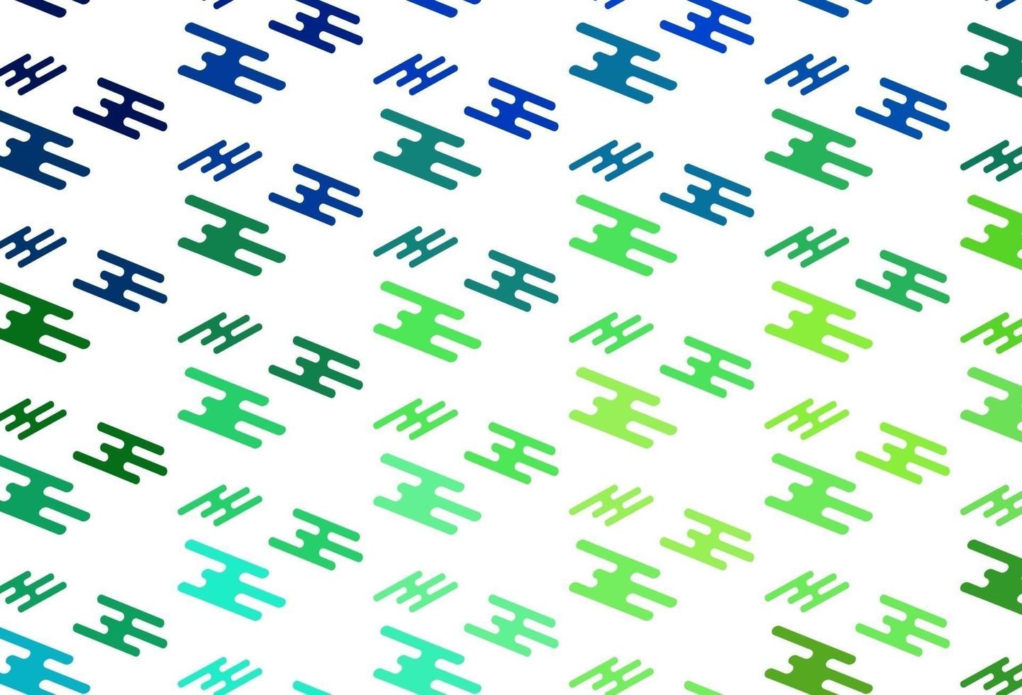 Light Green vector background with straight lines.