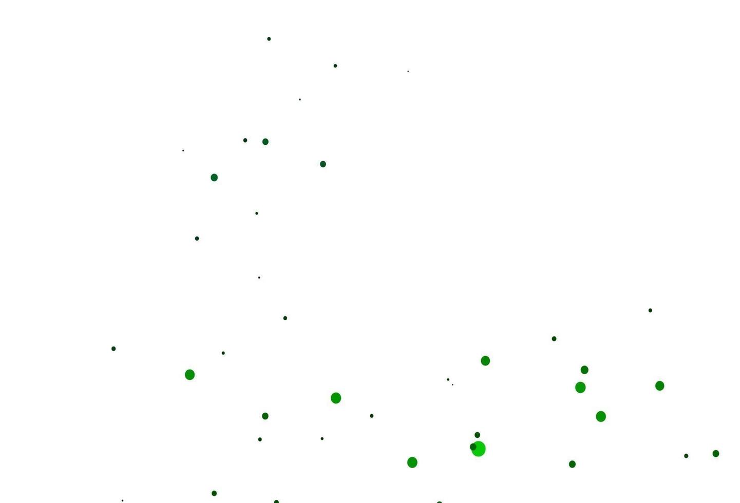 Light Green vector background with bubbles.