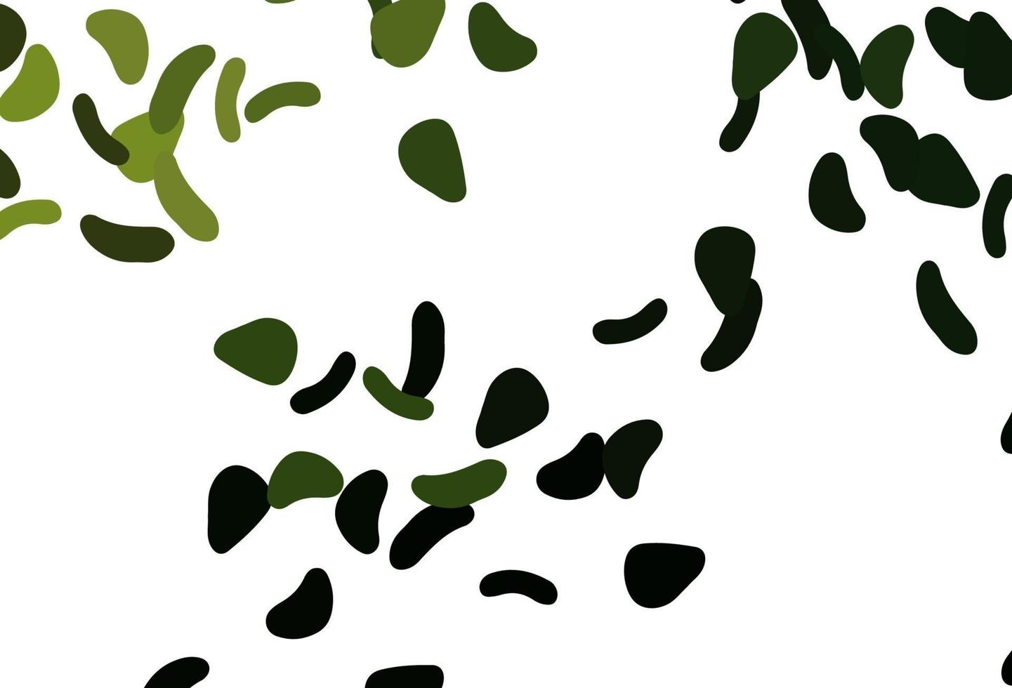 Light Green vector texture with random forms.