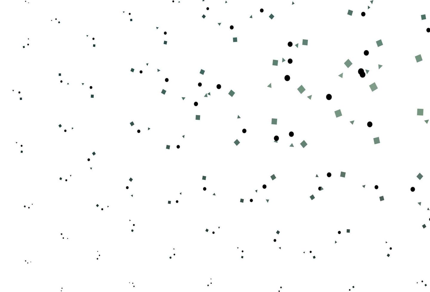 Light Green vector template with crystals, circles, squares.