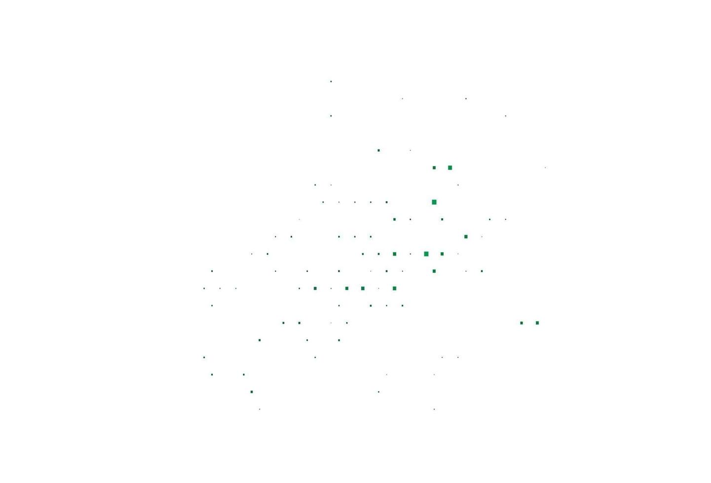 Light Green vector background with rectangles.