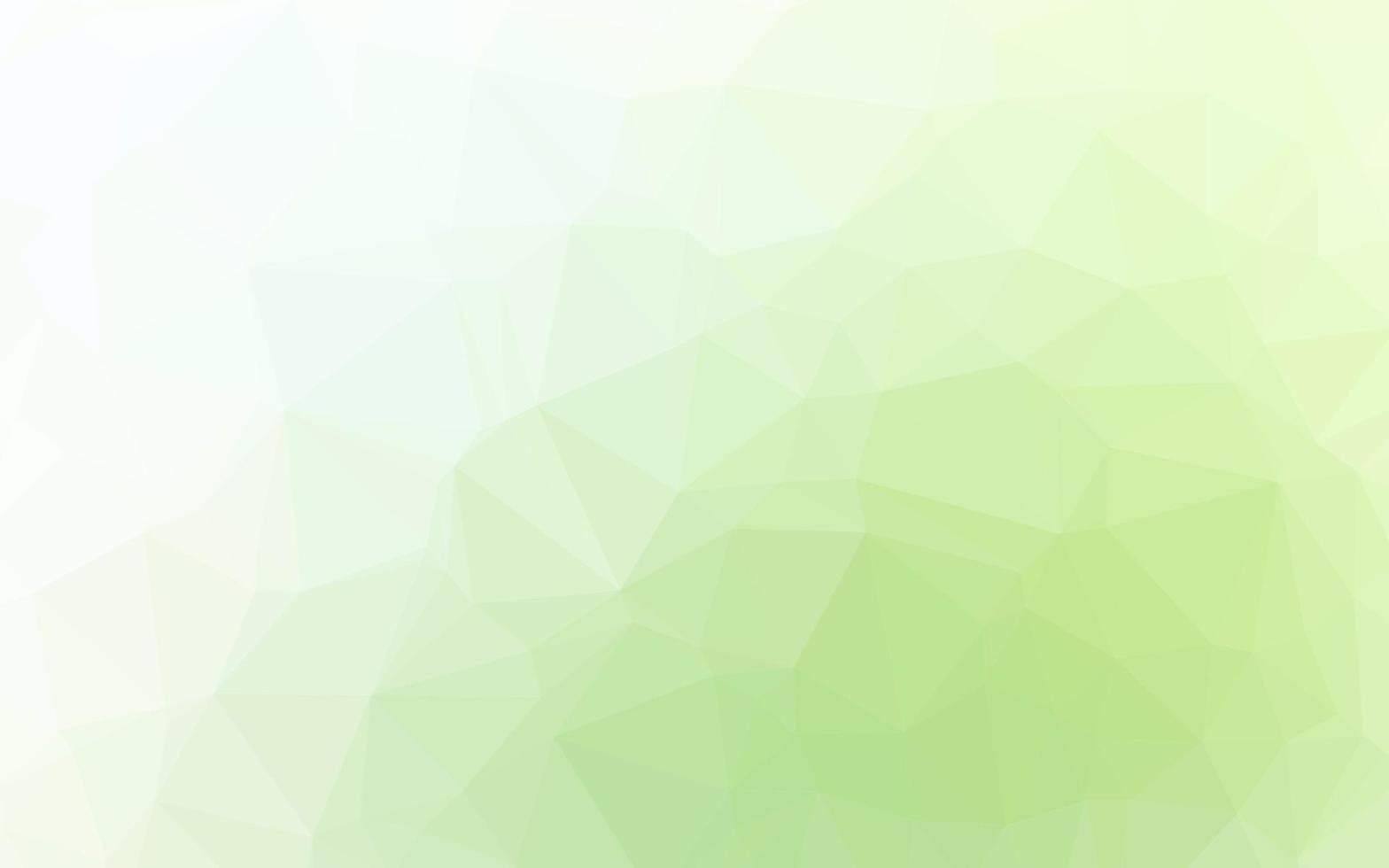 Light Green vector low poly layout.