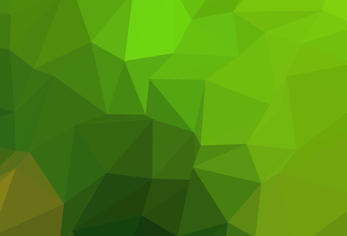 Light Green vector abstract polygonal cover.