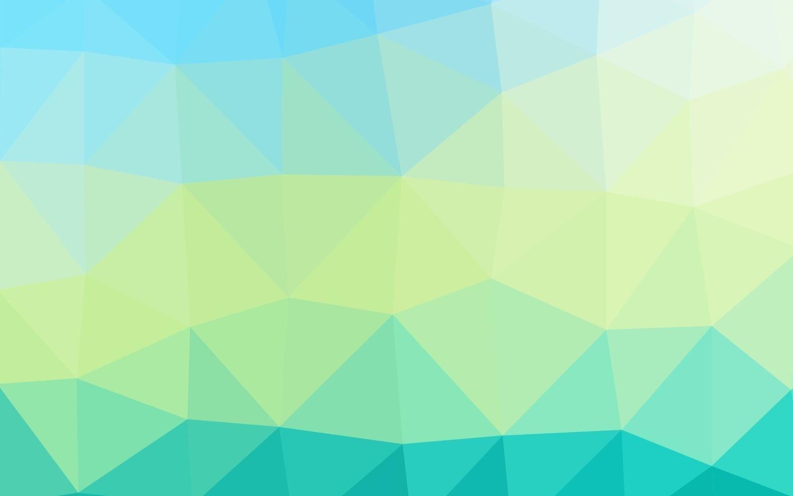 Light Green, Yellow vector abstract mosaic background.