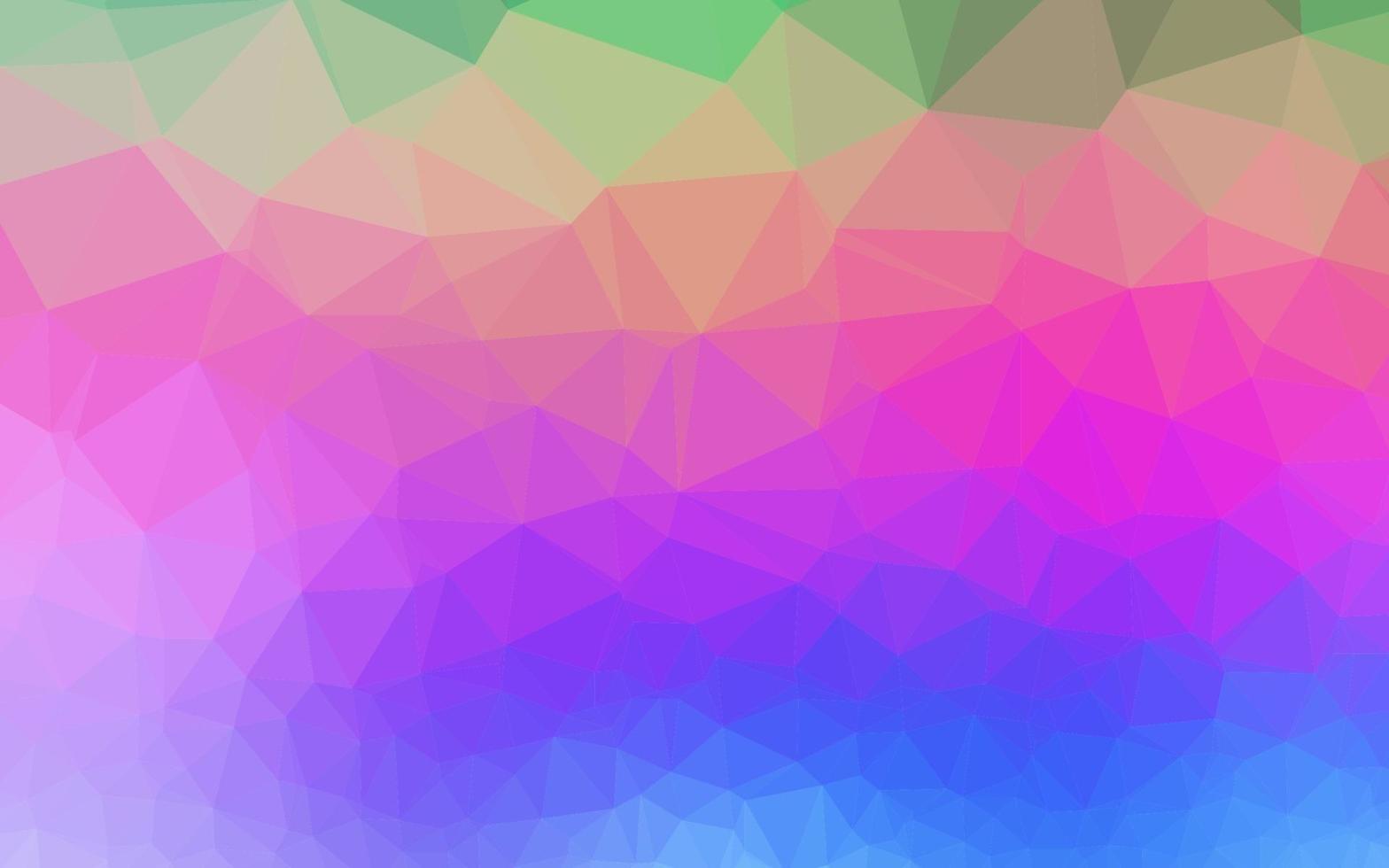 Light Multicolor, Rainbow vector low poly cover.