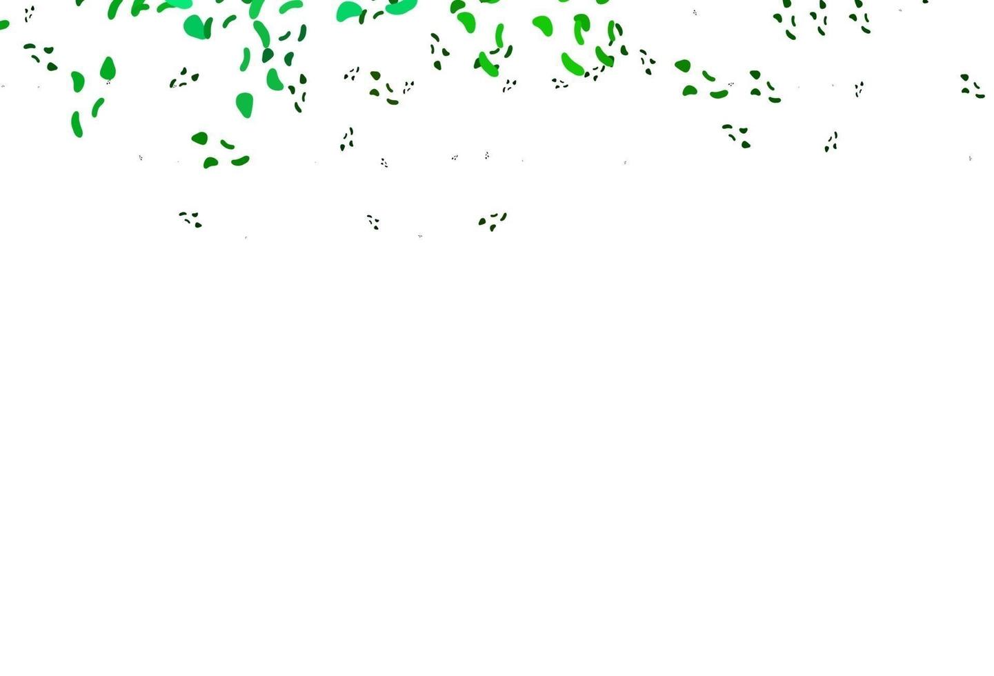 Light Green, Red vector pattern with chaotic shapes.