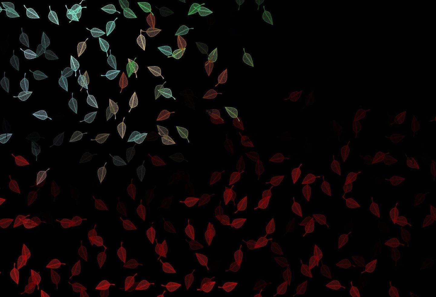 Dark Green, Red vector sketch texture.