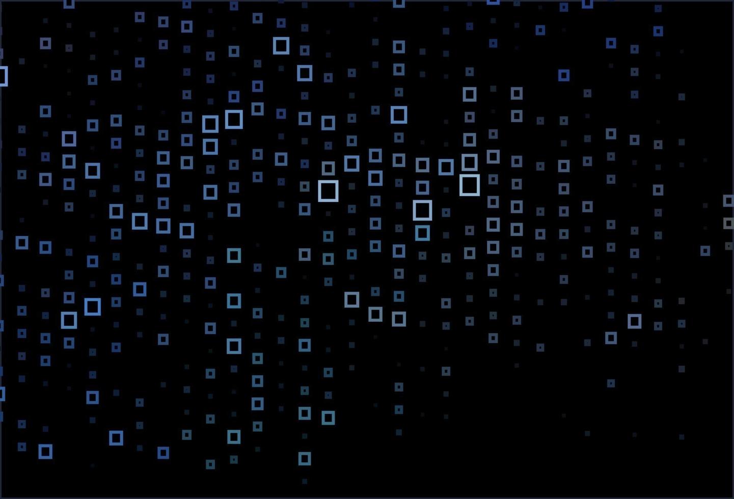 Dark BLUE vector background with rectangles.