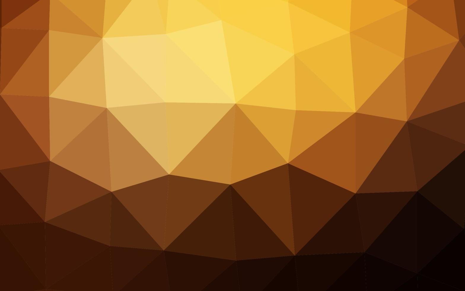 Dark Orange vector blurry triangle template.