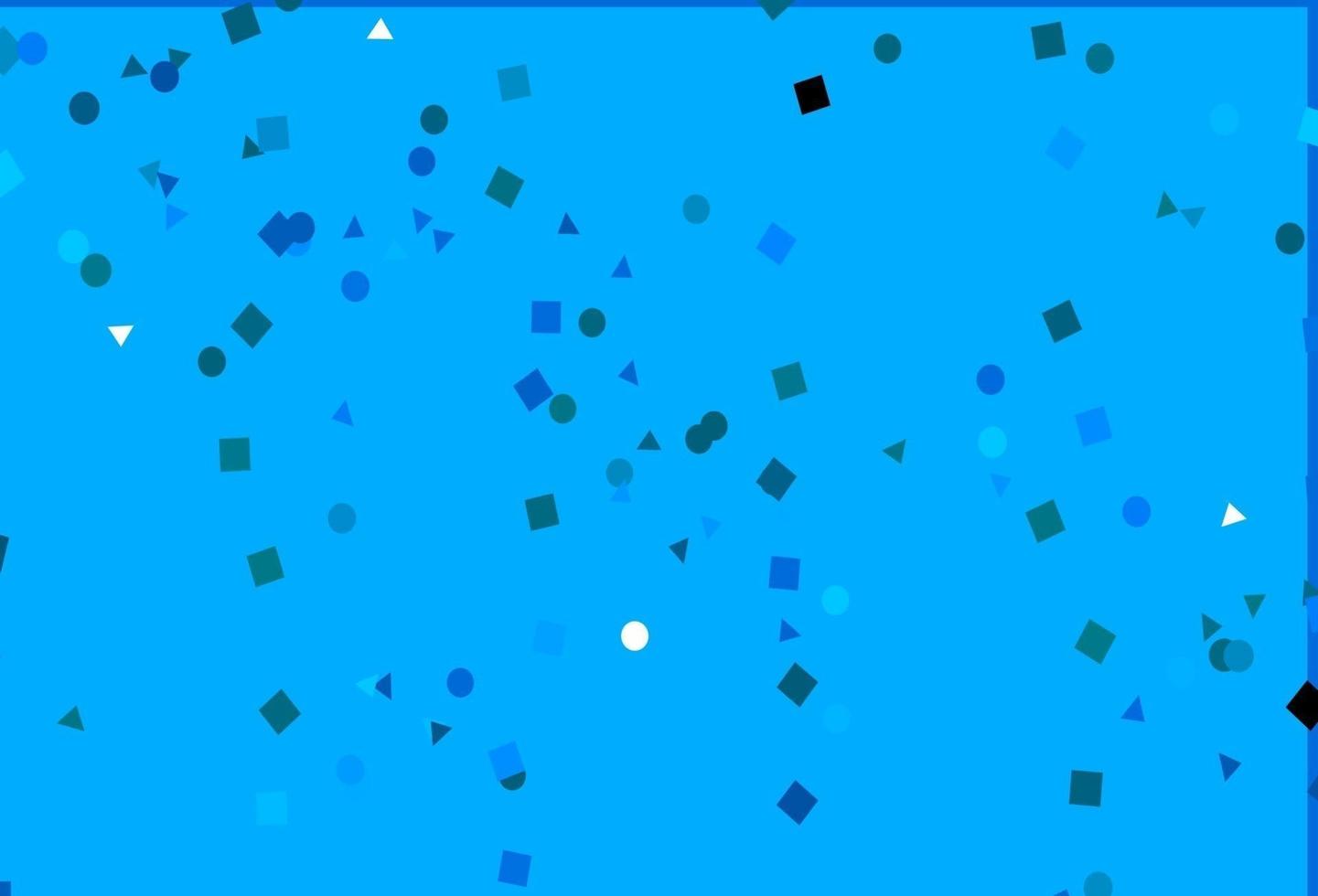 textura de vector azul claro en estilo poli con círculos, cubos.