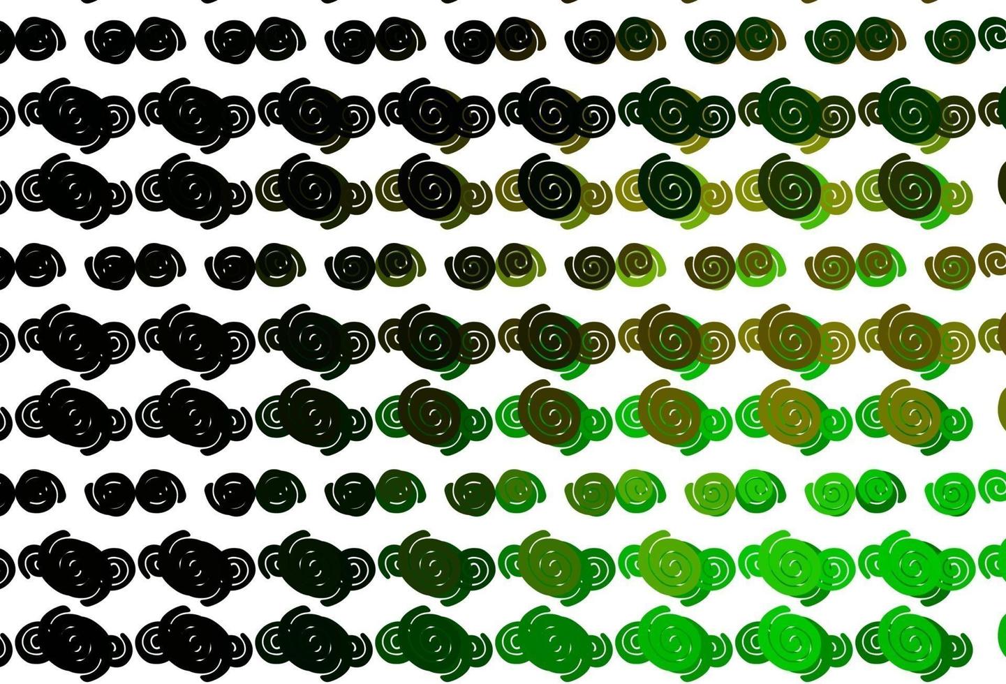 Light Green, Yellow vector template with lava shapes.