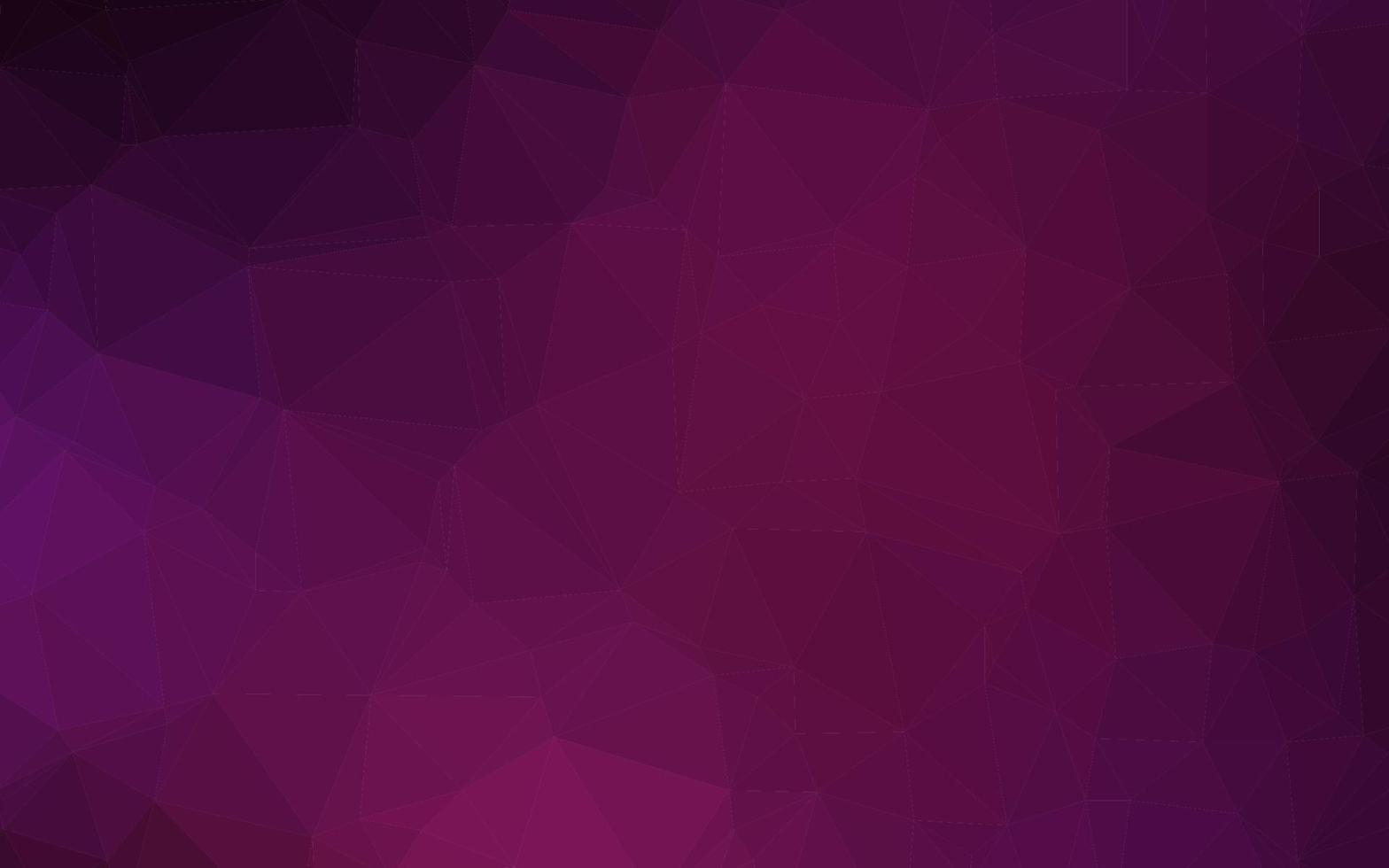 Dark Pink vector polygon abstract layout.