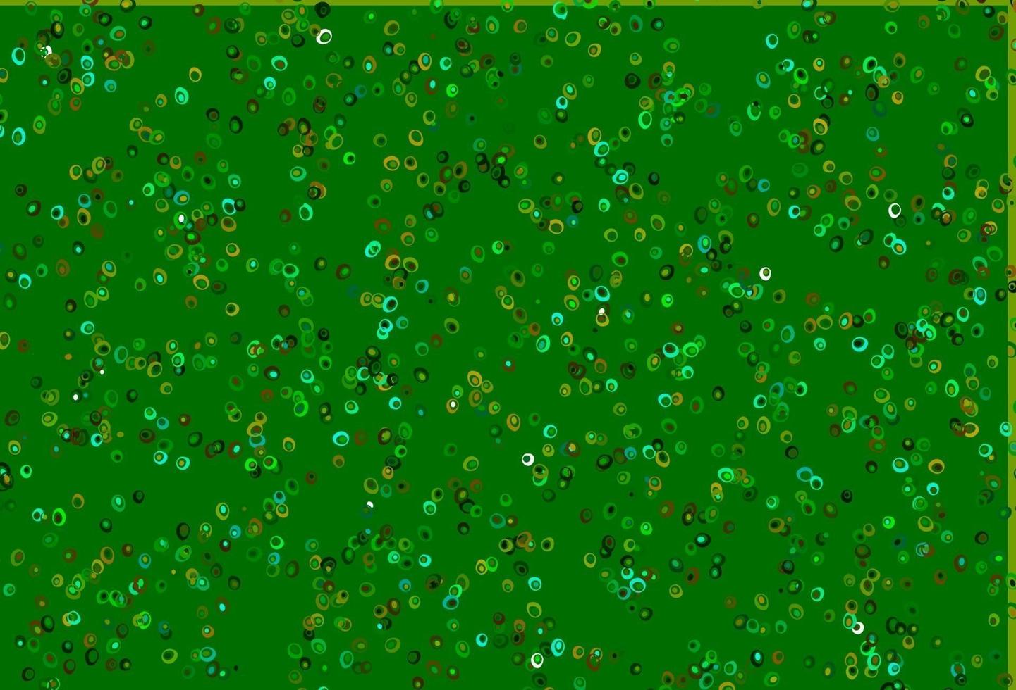 Light Green, Yellow vector template with circles.