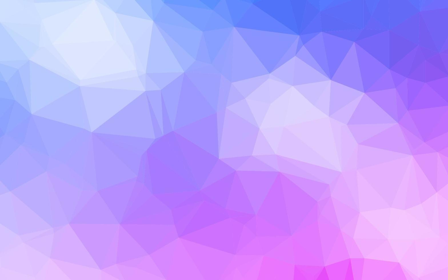 Light Pink, Blue vector shining triangular background.