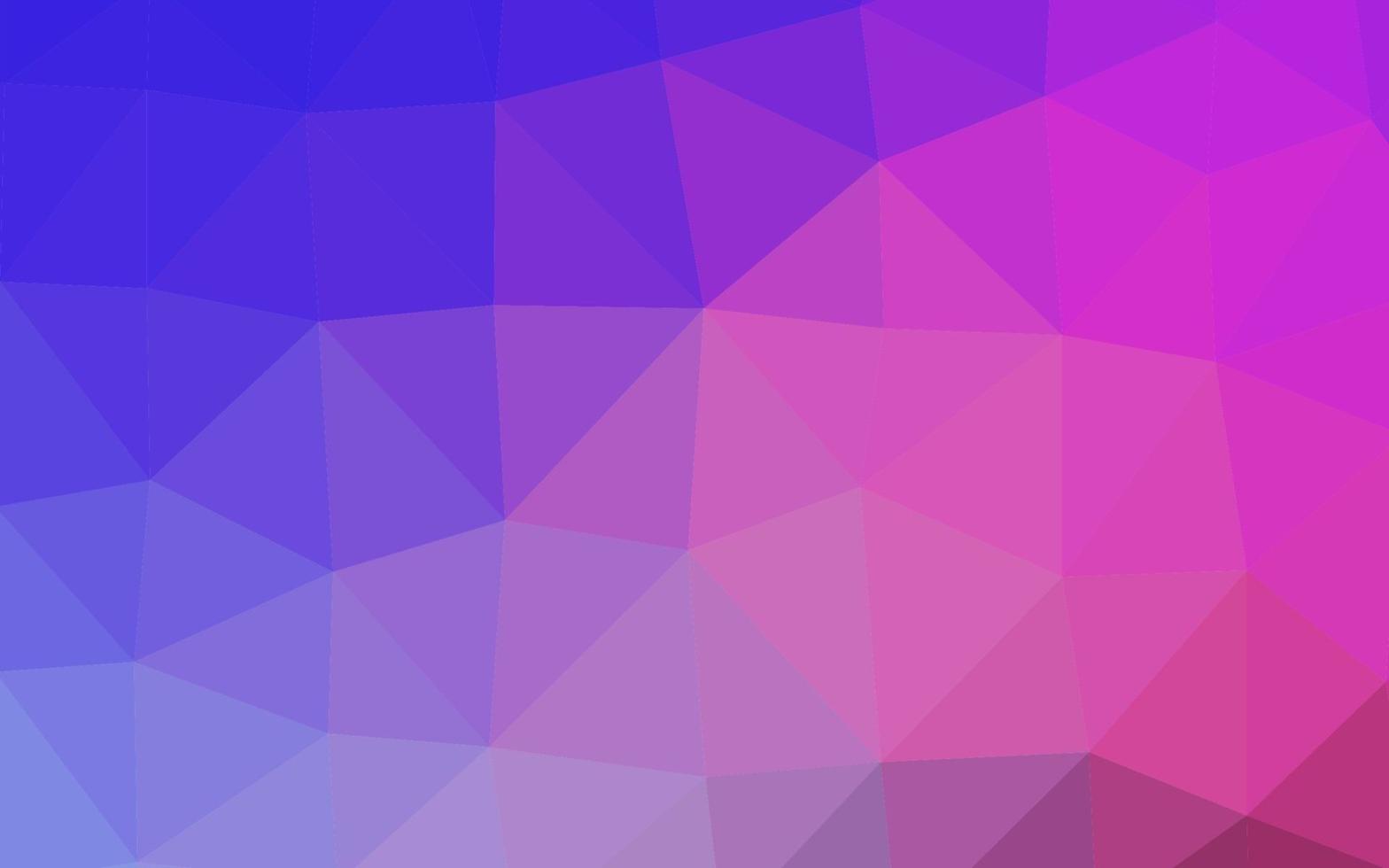 Light Pink, Blue vector polygon abstract backdrop.