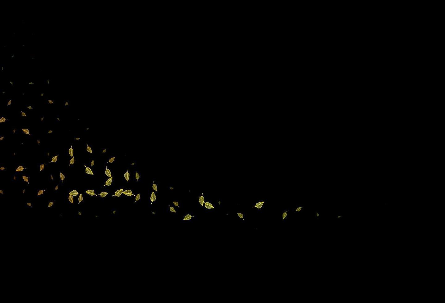 Dark Green, Yellow vector doodle pattern.