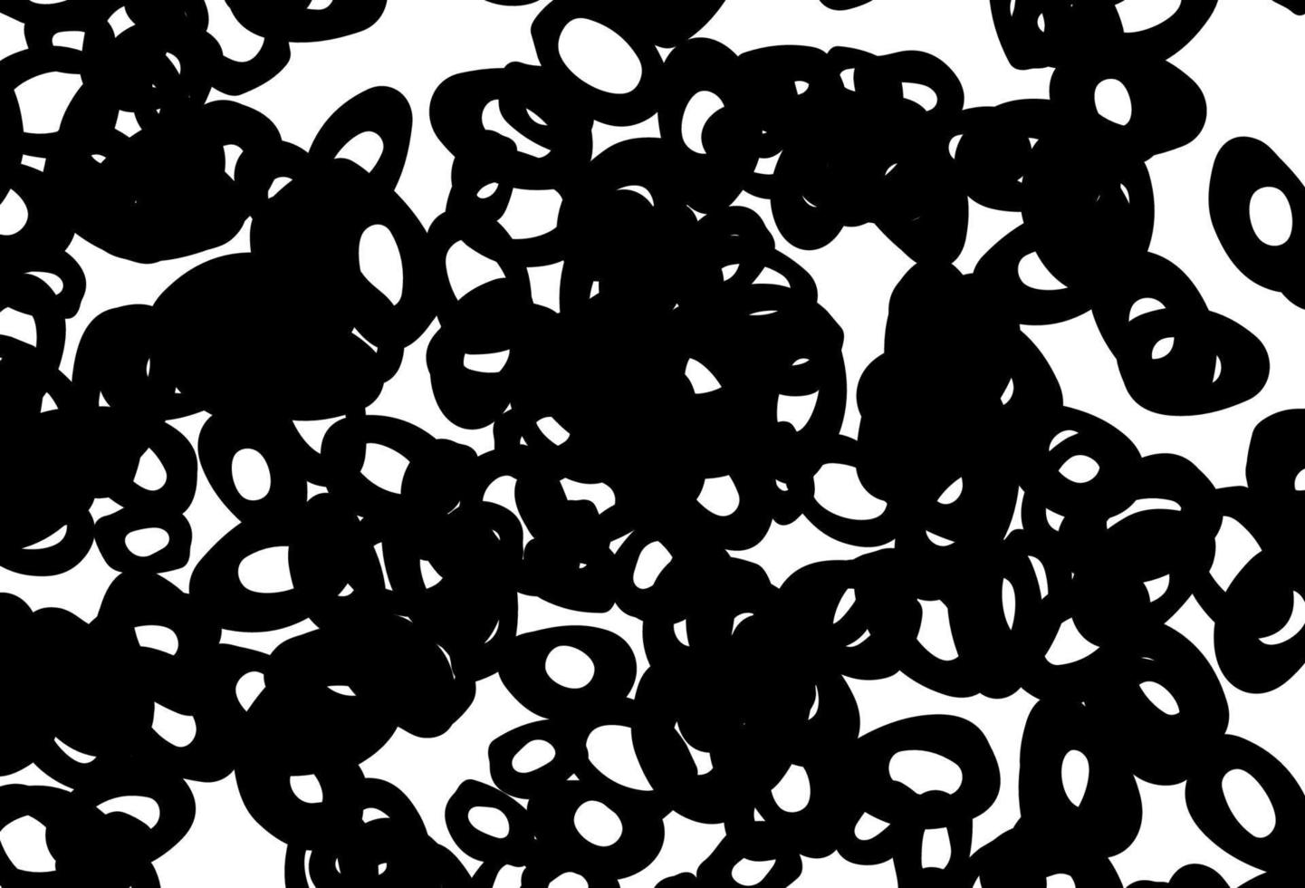 Black and white vector template with circles. 12239248 Vector Art at