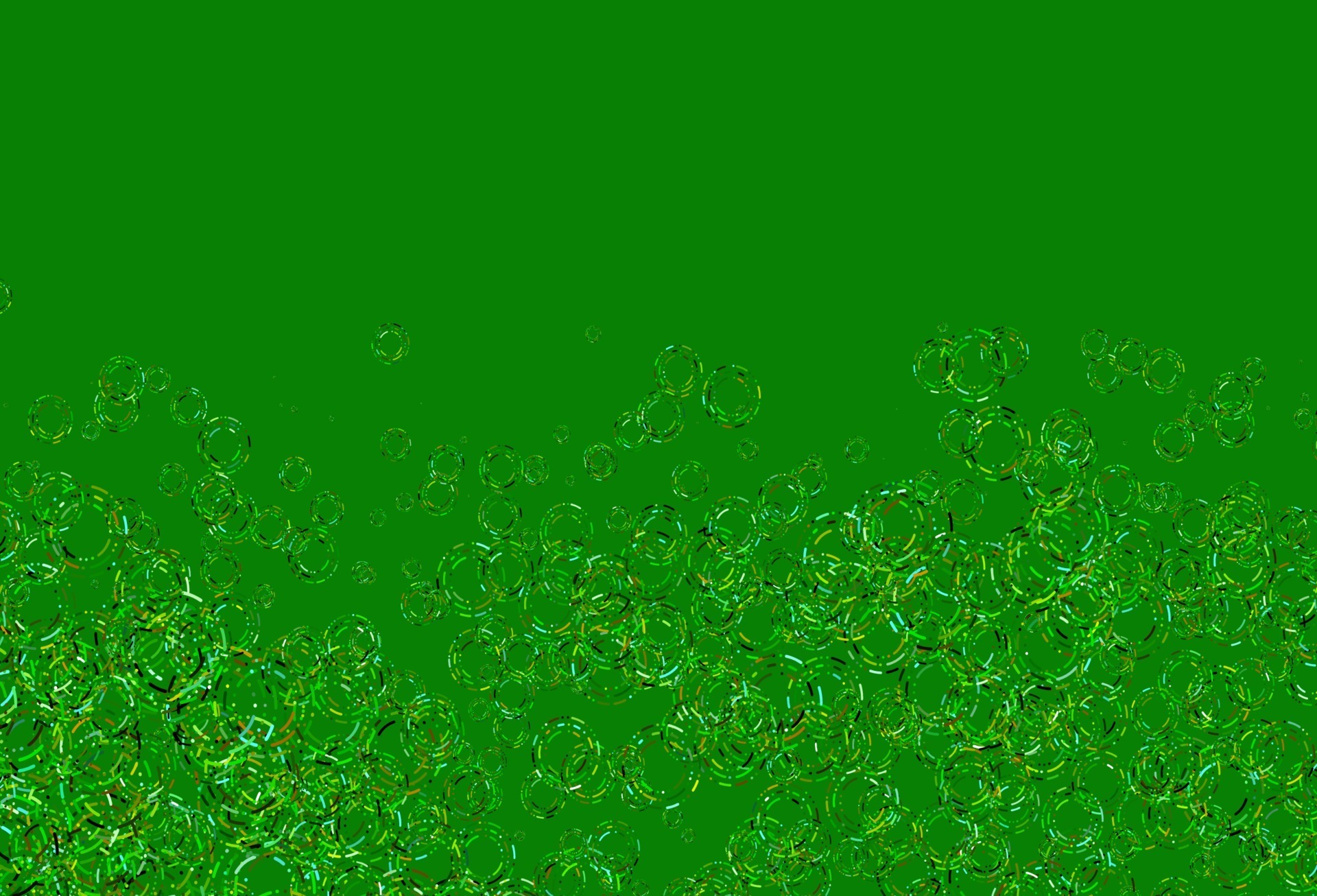 Light Green, Yellow vector background with bubbles. 12239282 Vector Art