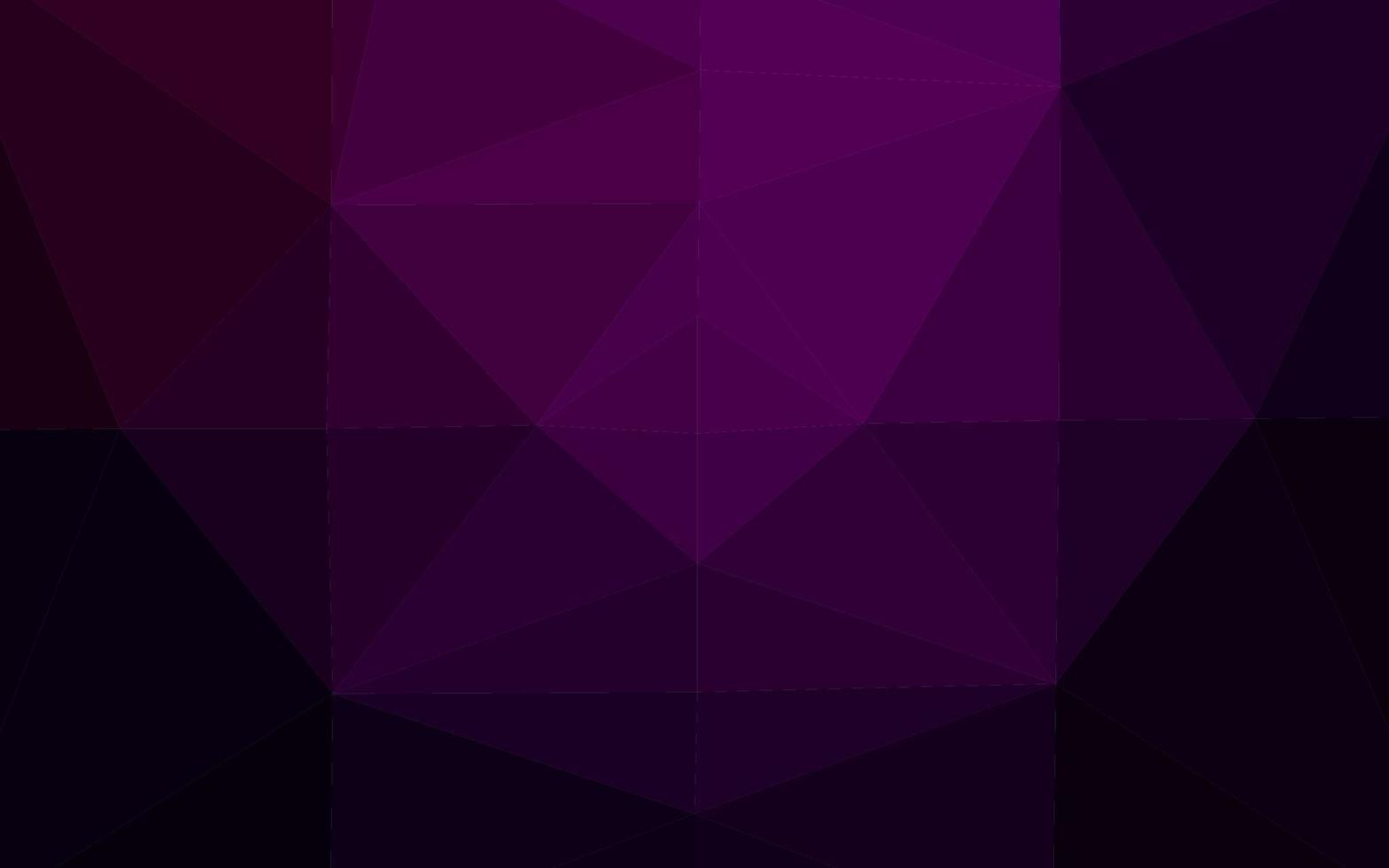 Dark Purple vector abstract mosaic backdrop.