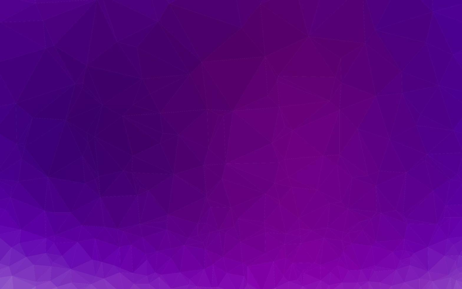 Light Purple vector polygon abstract background.