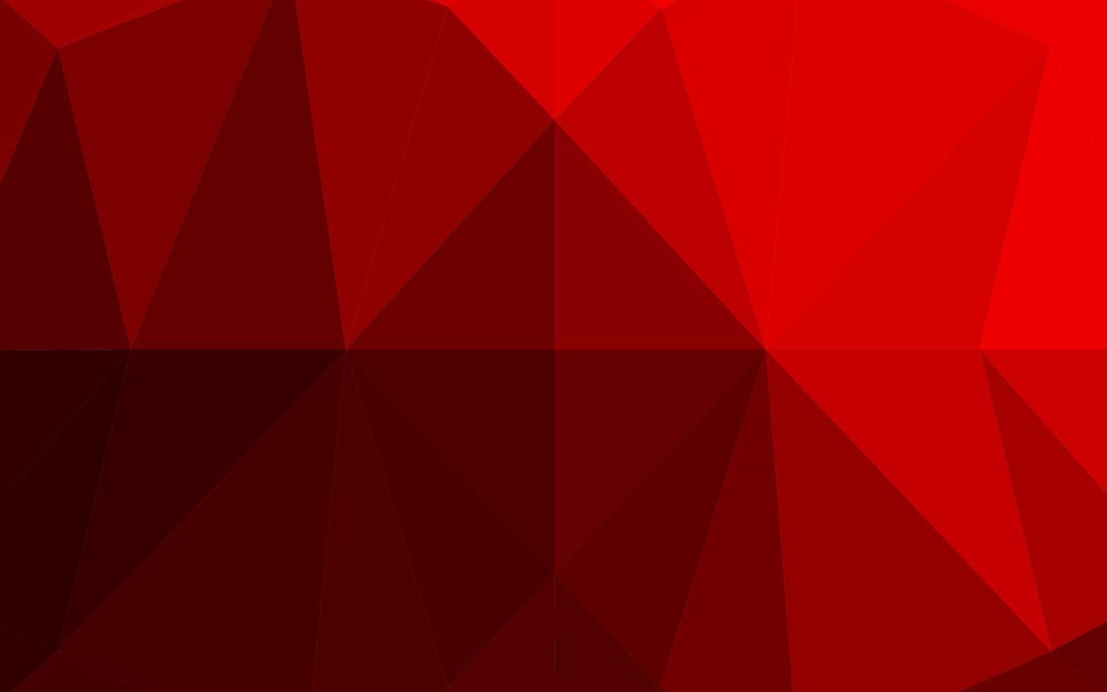 plantilla de mosaico hexagonal de vector rojo oscuro.