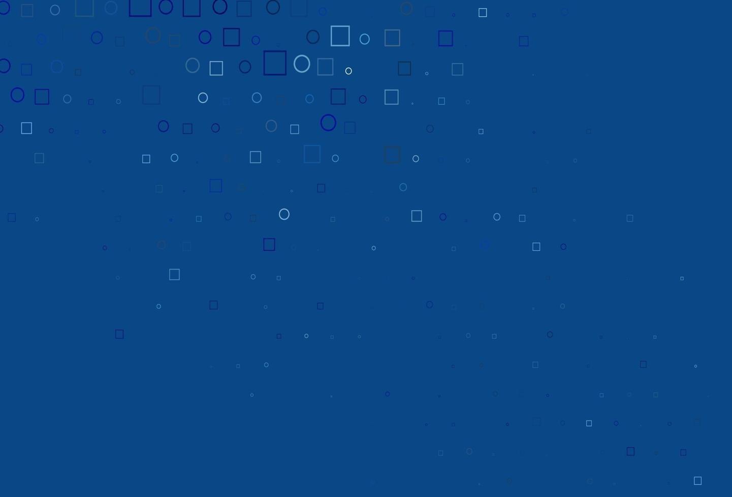 Light BLUE vector pattern with spheres, squares.