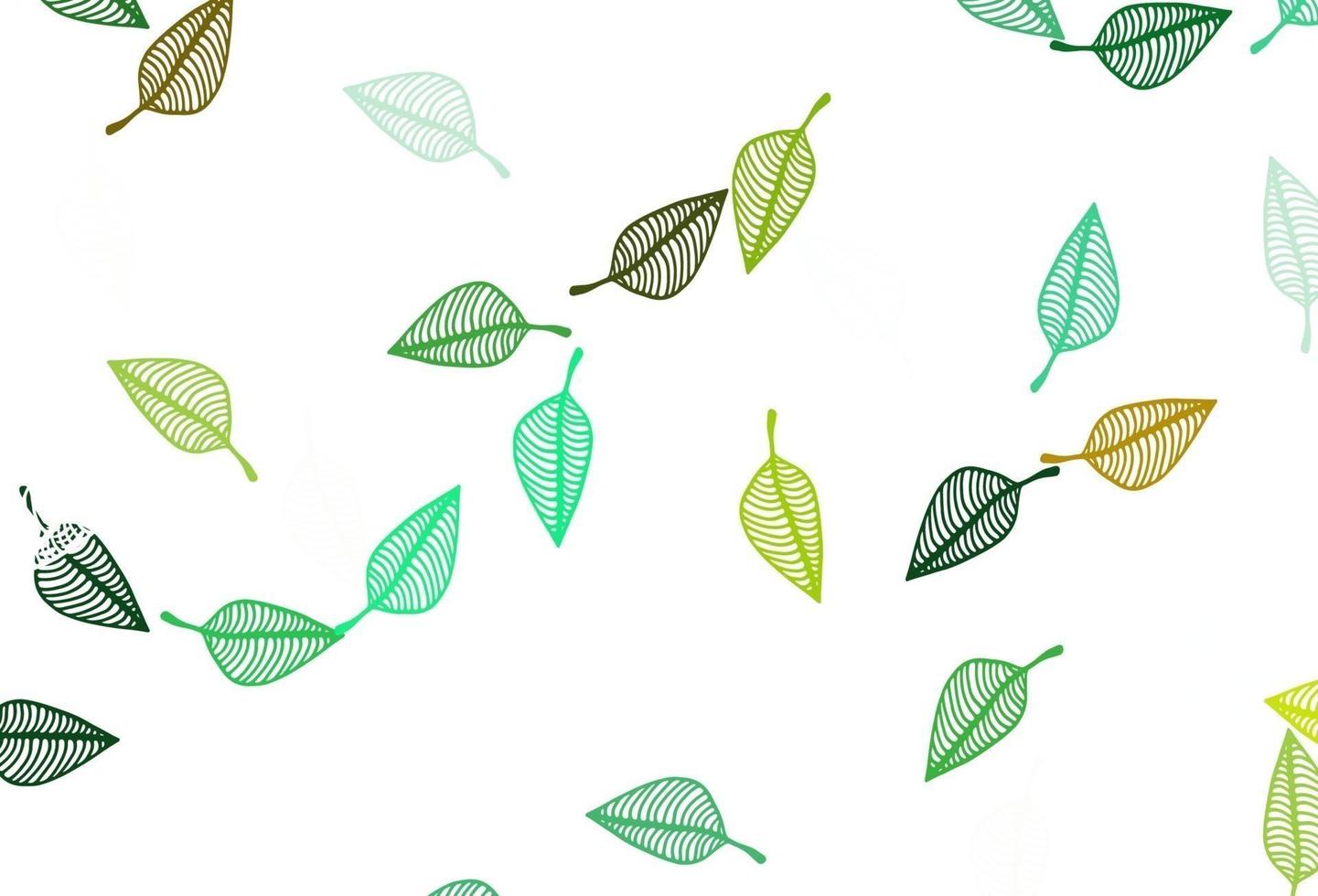 Light Green, Yellow vector sketch layout.