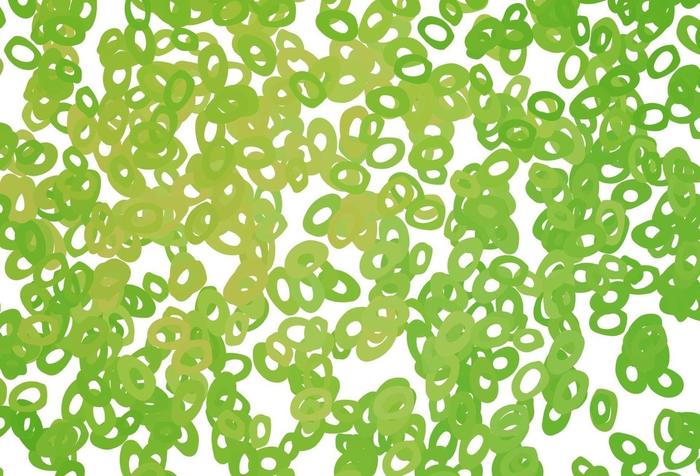Light Green, Yellow vector layout with circle shapes.