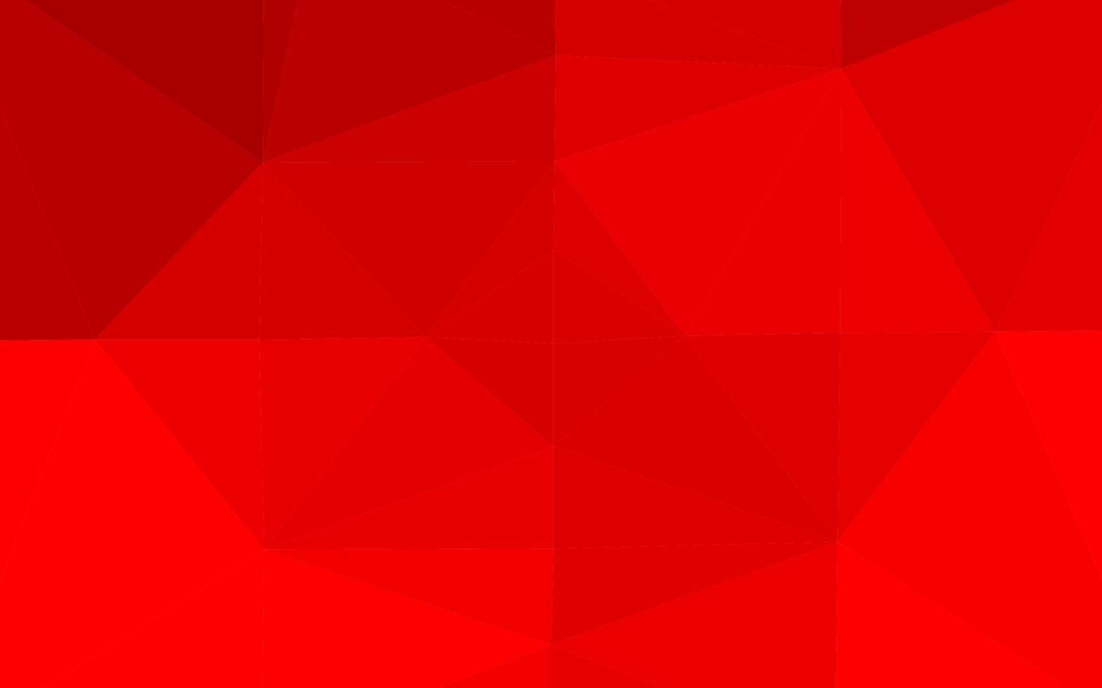 Light Red vector shining triangular pattern.