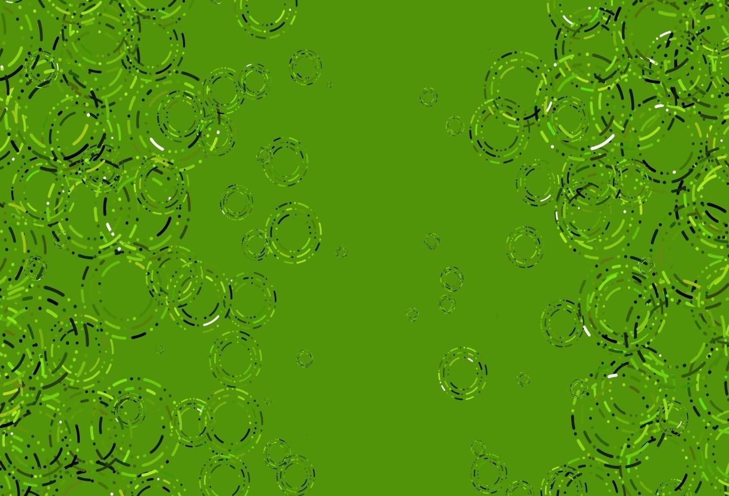 Light Green, Yellow vector backdrop with dots.