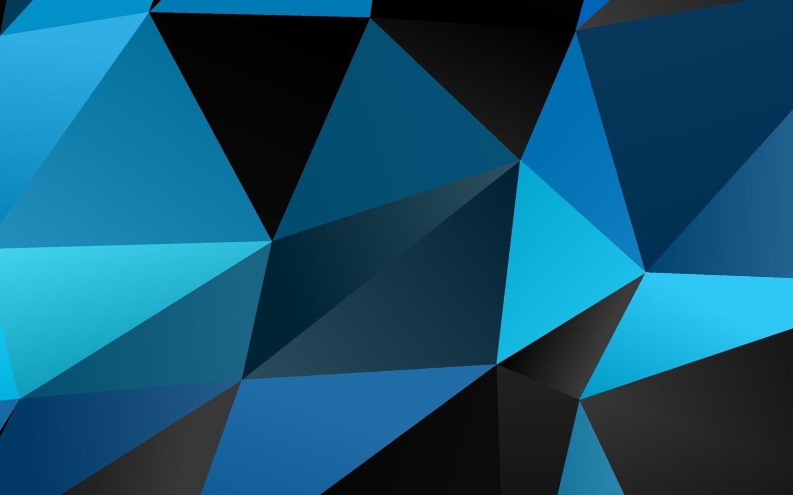 Light BLUE vector triangle mosaic texture.