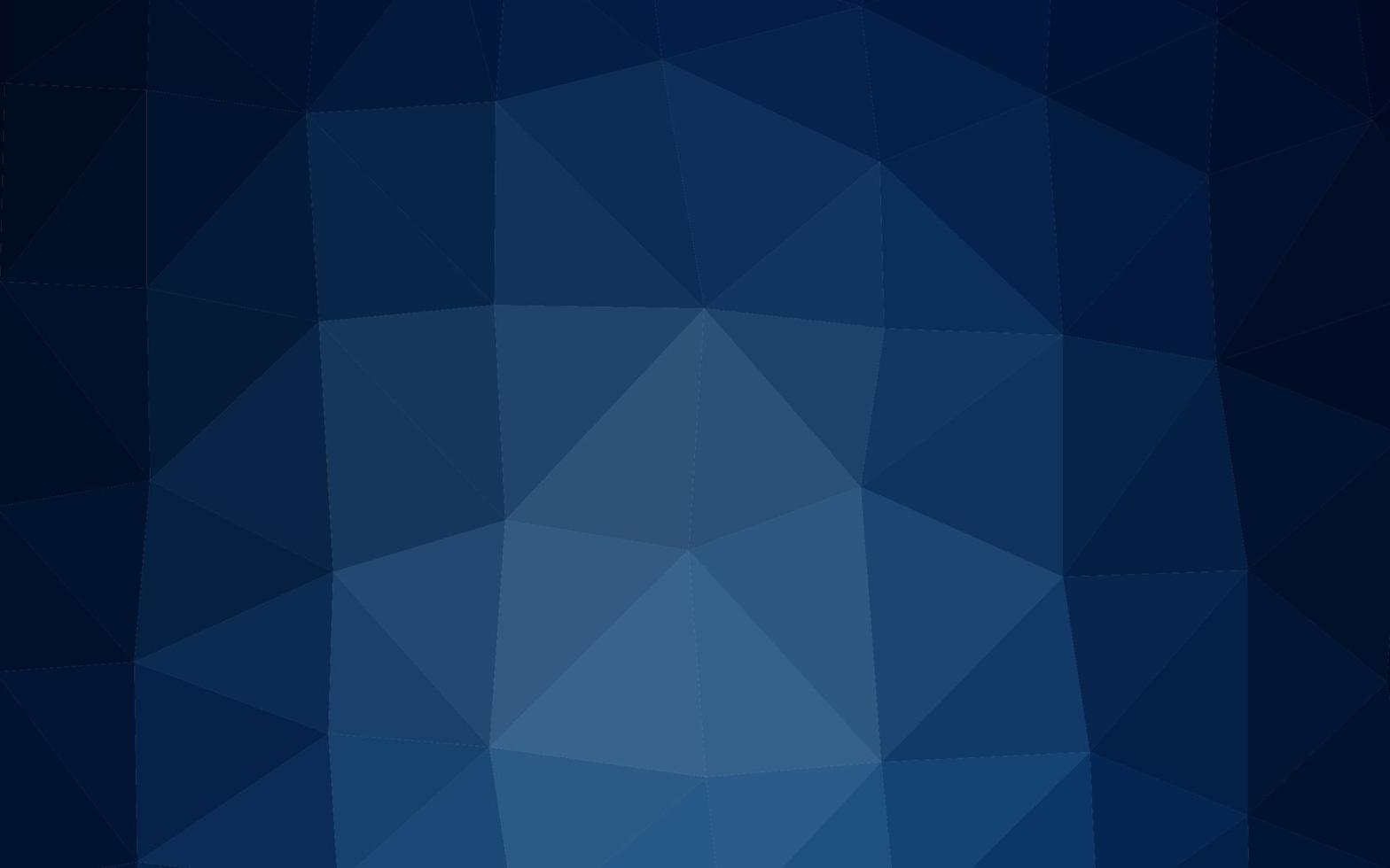 Dark BLUE vector polygon abstract layout.