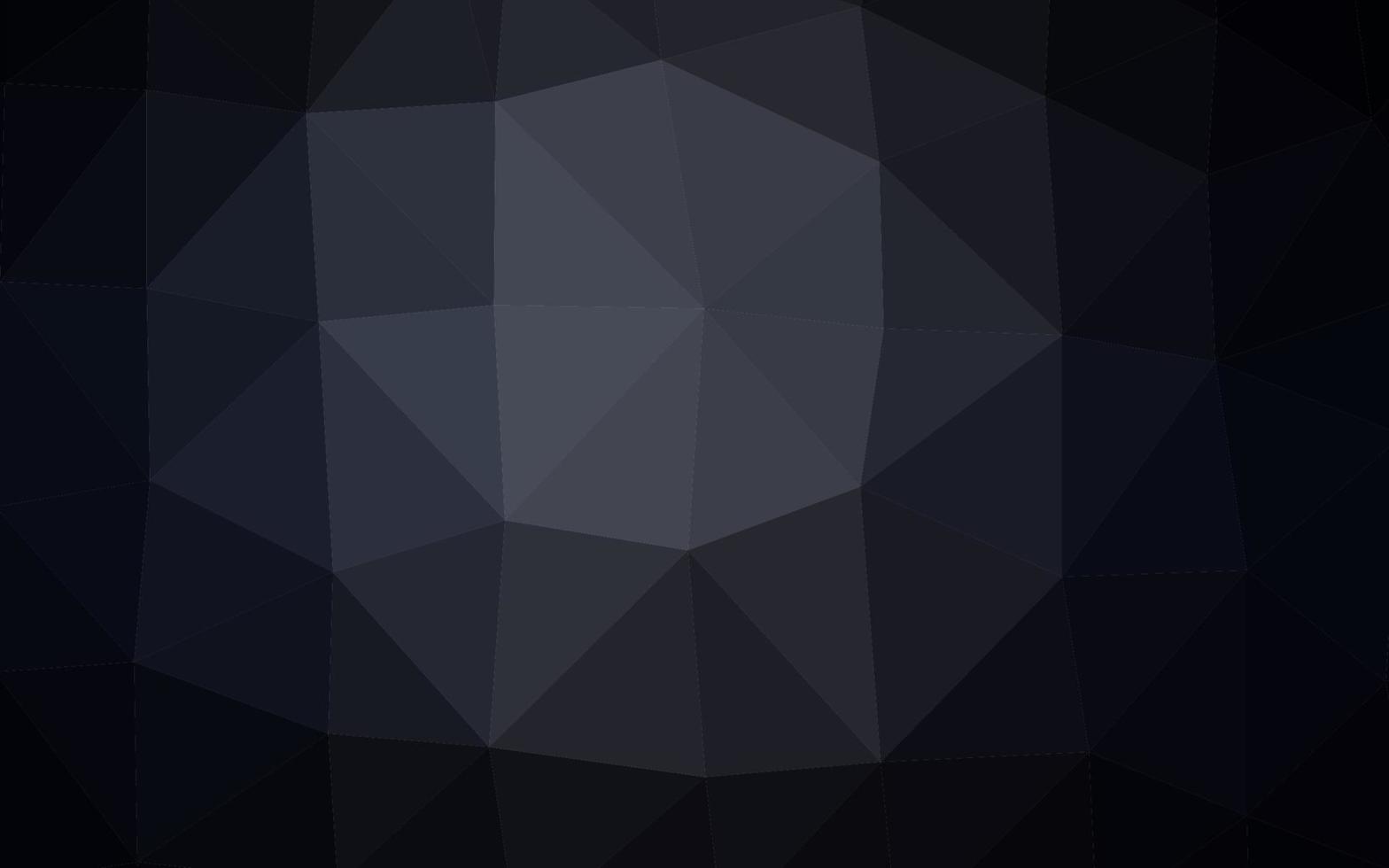 Dark BLUE vector polygon abstract layout.