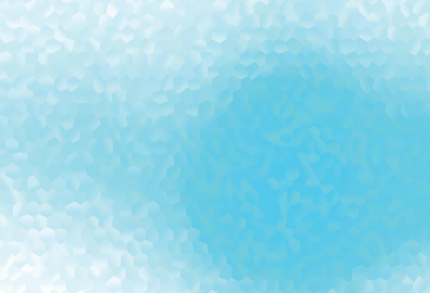 Light BLUE vector template in hexagonal style.