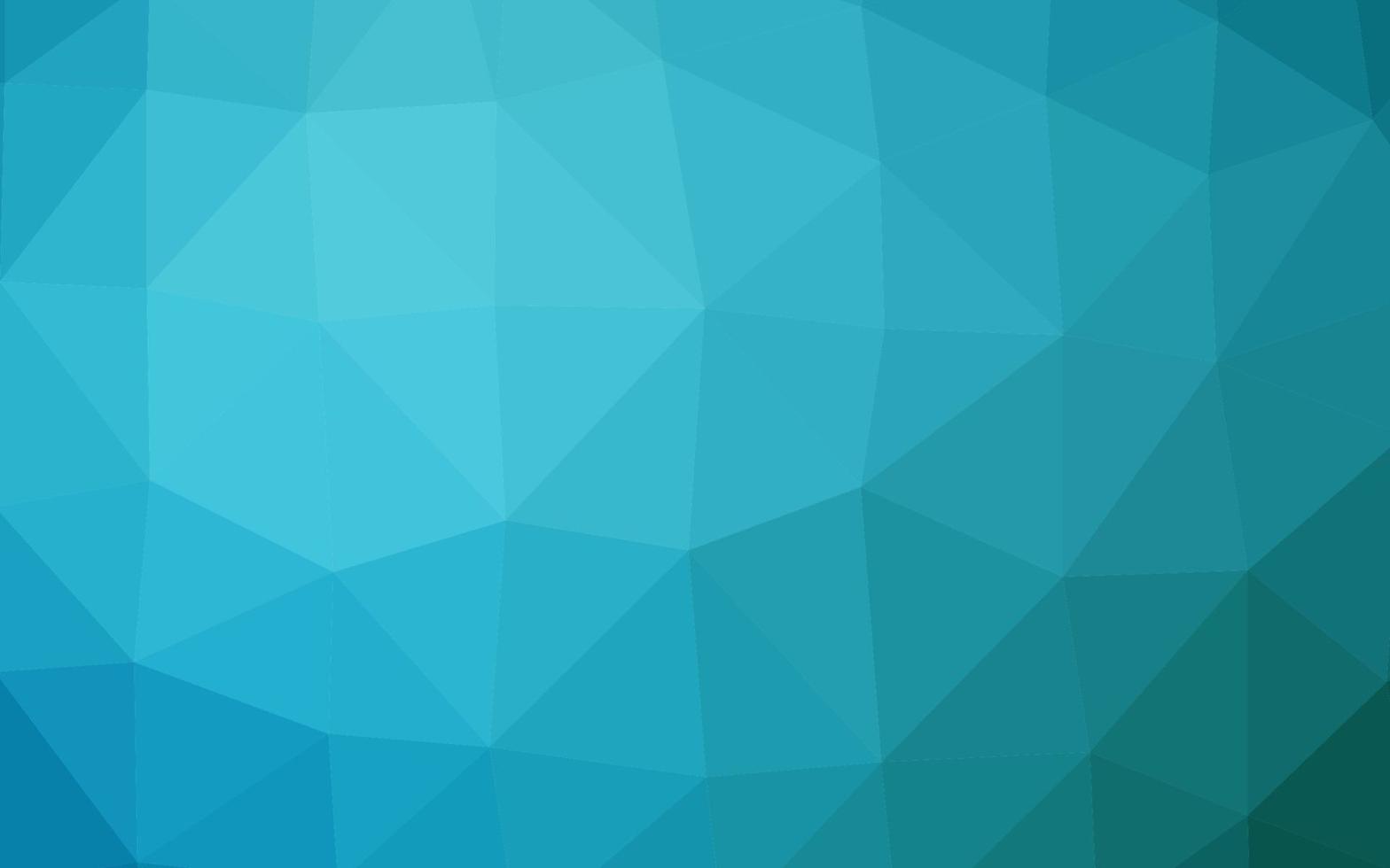 Light BLUE vector shining triangular template.