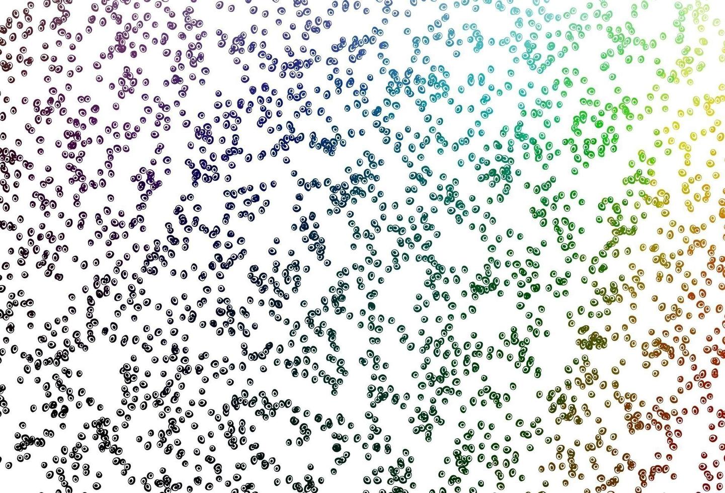 Light Multicolor, Rainbow vector texture with disks.