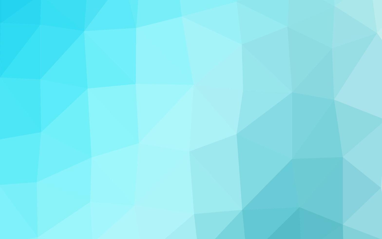 Light BLUE vector shining triangular background.