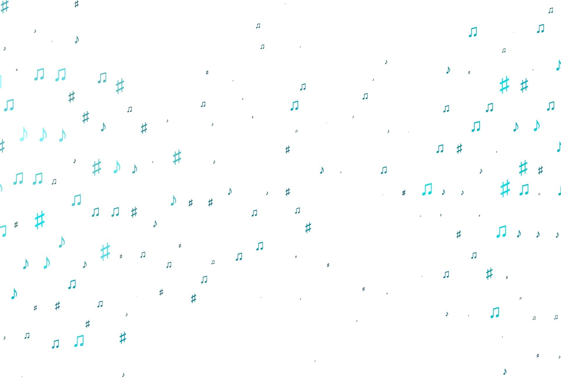 Light BLUE vector texture with musical notes. 12239697 Vector Art at